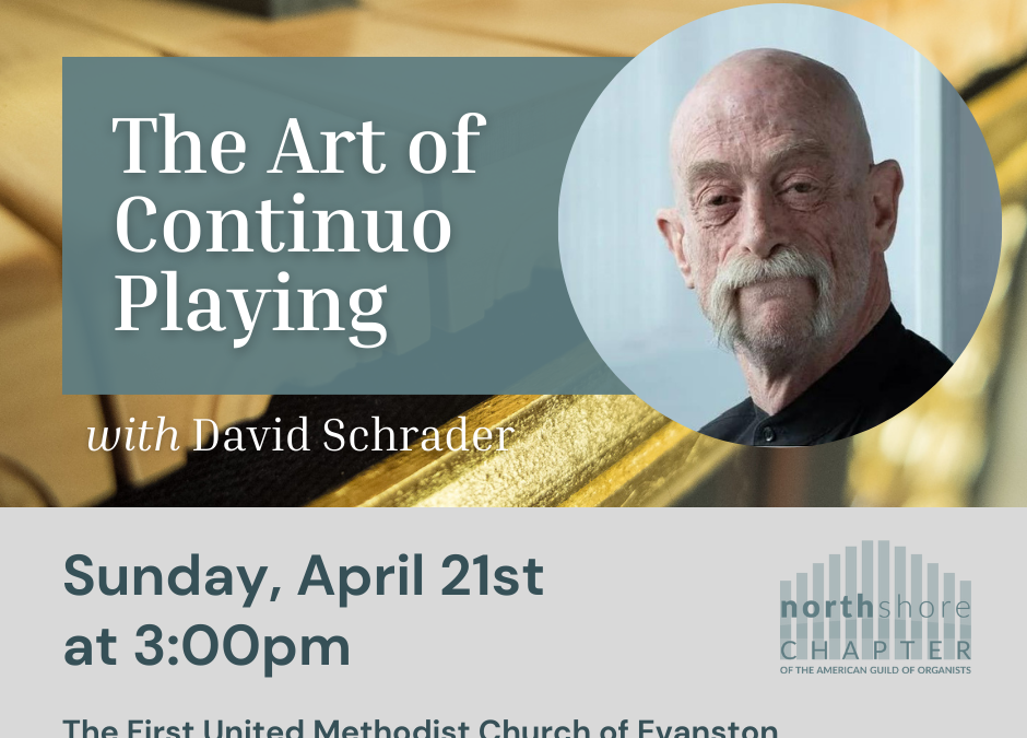 Upcoming Event: David Schrader Workshop