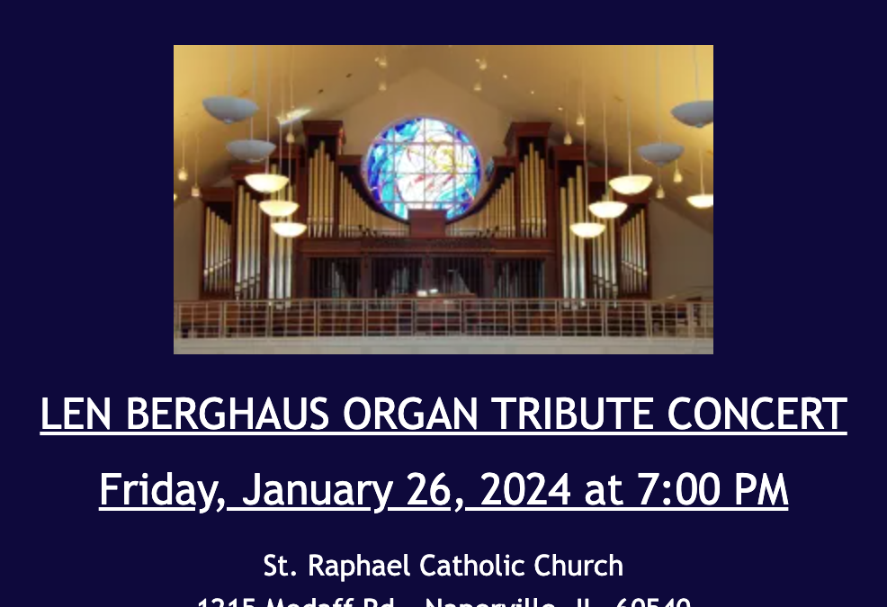 Upcoming Concert: Dr. Jonathan Rudy