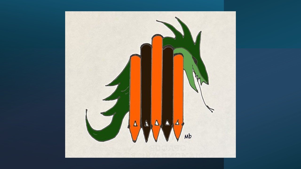 Halloween ogram pipes with dragon – Mary Beth Melenaar