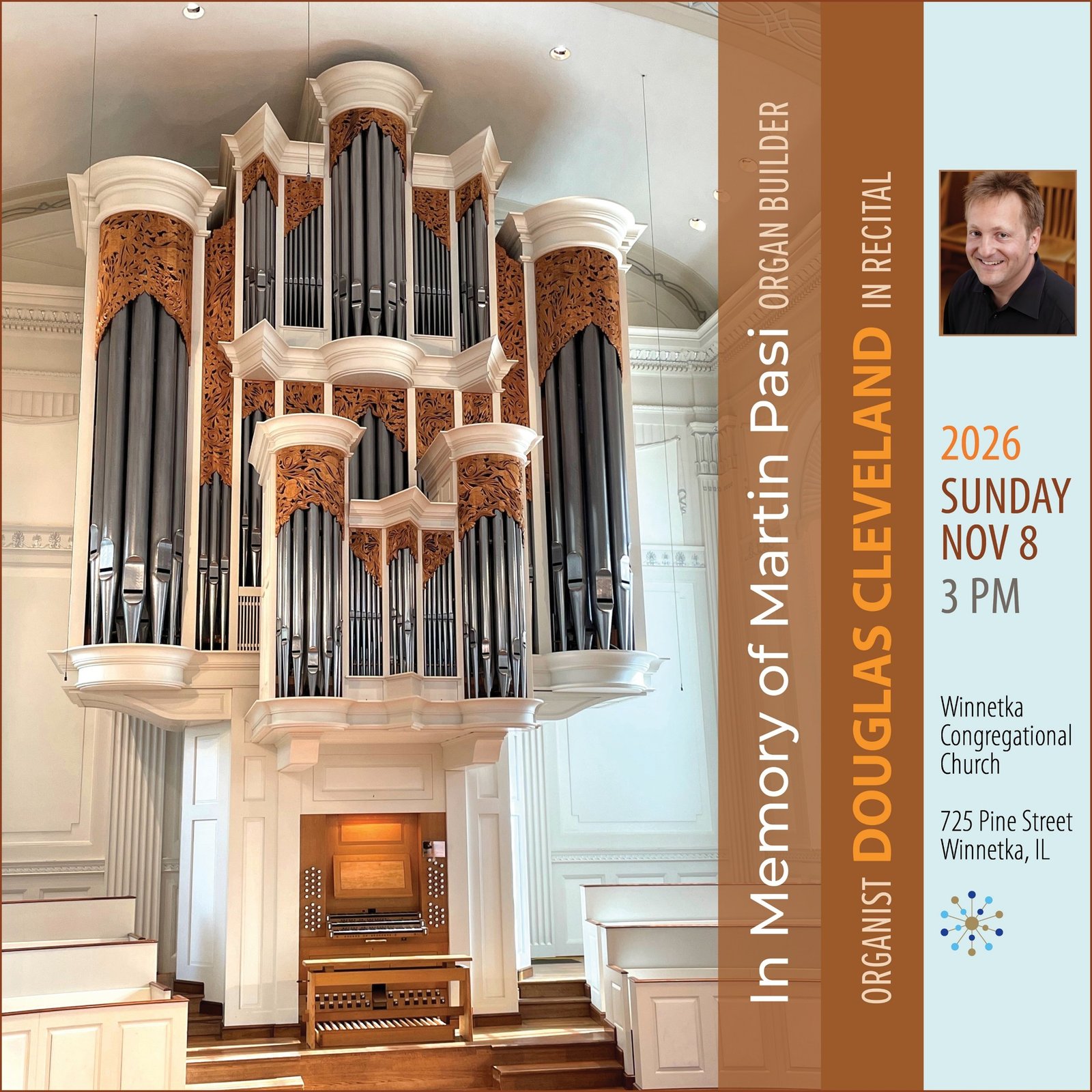 WCC Pasi memorial recital poster